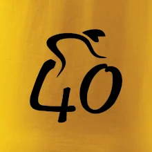 Cyklista slaví čtyřicítku (40)