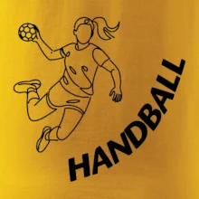 Handball nápis šikmo 1