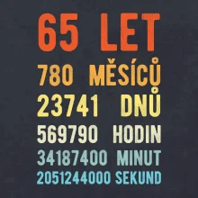 Narozeniny 65 přepočet času