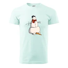 Sněhulák se spadlým nosem