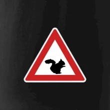 Dopravní značka - Pozor veverka