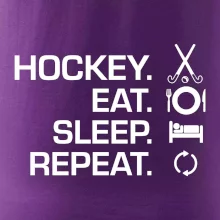Pozemní hokej eat sleep repeat