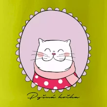 Pyšná kočka fialová