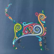 Kočka barevné křivky