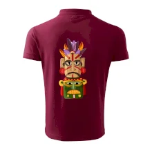 Mayové maska s peřím