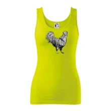 Kohout kreslený černobílý