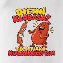 Dietní klobása jako nealkoholický rum
