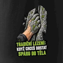 Tradiční lezení se spárou v těle