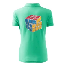 Rubikova kostka kreslená