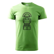 Mayové - socha se zuby