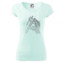 Nákres stožáru vysokého napětí