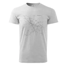 Černobílá mapa Znojmo