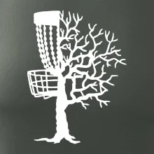 Disc golf pozor strom