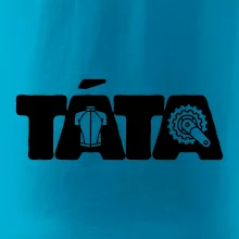 Táta nápis - cyklista