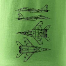 Mig 29 Fulcrum - obrys