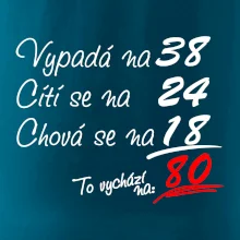 Vypadá, cítí se, chová se - 80 let