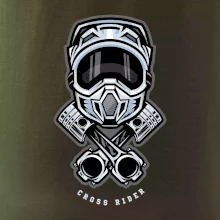 Cross rider písty helma