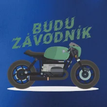 Budu závodník  zelený cafe racer