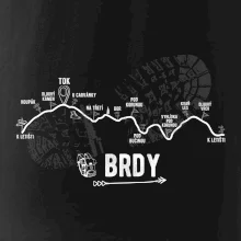 Profil kopců - Brdy Profil kopců - Brdy
