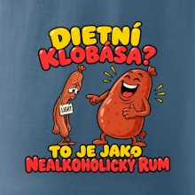 Dietní klobása jako nealkoholický rum