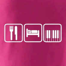 Eat sleep piano v řadě