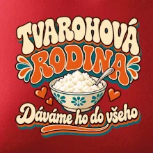 Tvarohová rodina dává tvaroh do všeho