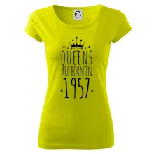 Queens are born in 1957