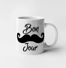 Mustache Bon Jour