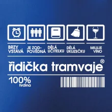 Čárový kód Řidič tramvaje Čárový kód Řidič tramvaje