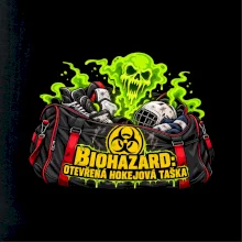 Biohazard otevřená hokejová taška