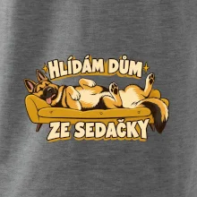 Hlídám dům ze sedačky - vlčák