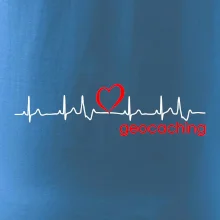 Moje srdce bije pro Geocaching -text