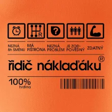 Čárový kód řidič náklaďáku