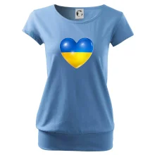 Ukrajina srdce vlajka