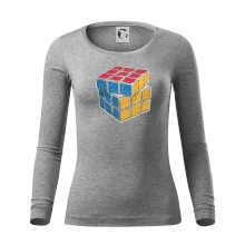 Rubikova kostka kreslená