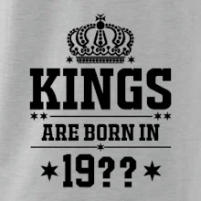 Kings are born in vlastní ročník