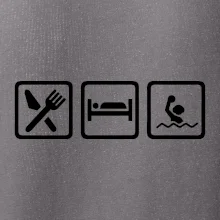 Eat sleep vodní pólo v řadě