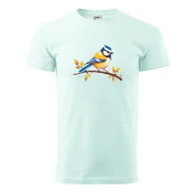 Sýkorka modřinka kreslená