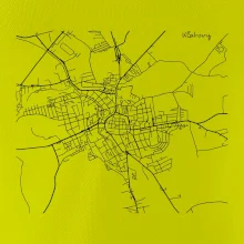 Mapy měst černobílé Klatovy