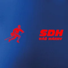 Hasičský sport SDH + váš název ČERVENÁ