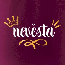 Nevěsta princezna - zlatý potisk