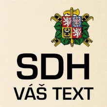 Sbor dobrovolných hasičů - znak bez nápisu + Nápis na zádech