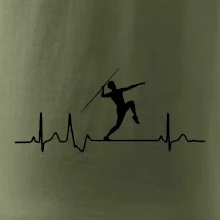 EKG hod oštěpem muž