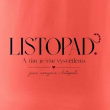 Listopad a tím je vše vysvětleno minimalistický štír