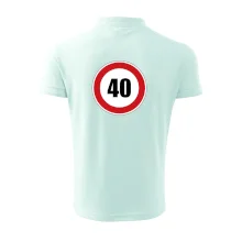 Dopravní značka - omezení rychlosti 40