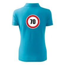 Dopravní značka - omezení rychlosti 70