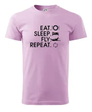 Eat sleep fly repeat