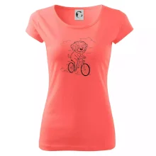 Lagotto romagnolo karikatura na kole černá