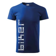 Biker nápis na výšku řetěz