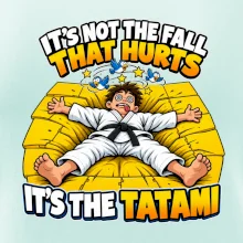Pád bolí tatami judo